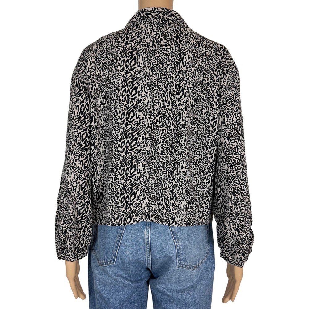 Torrid Leopard Print Drapey Open Front Cardigan T… - image 2